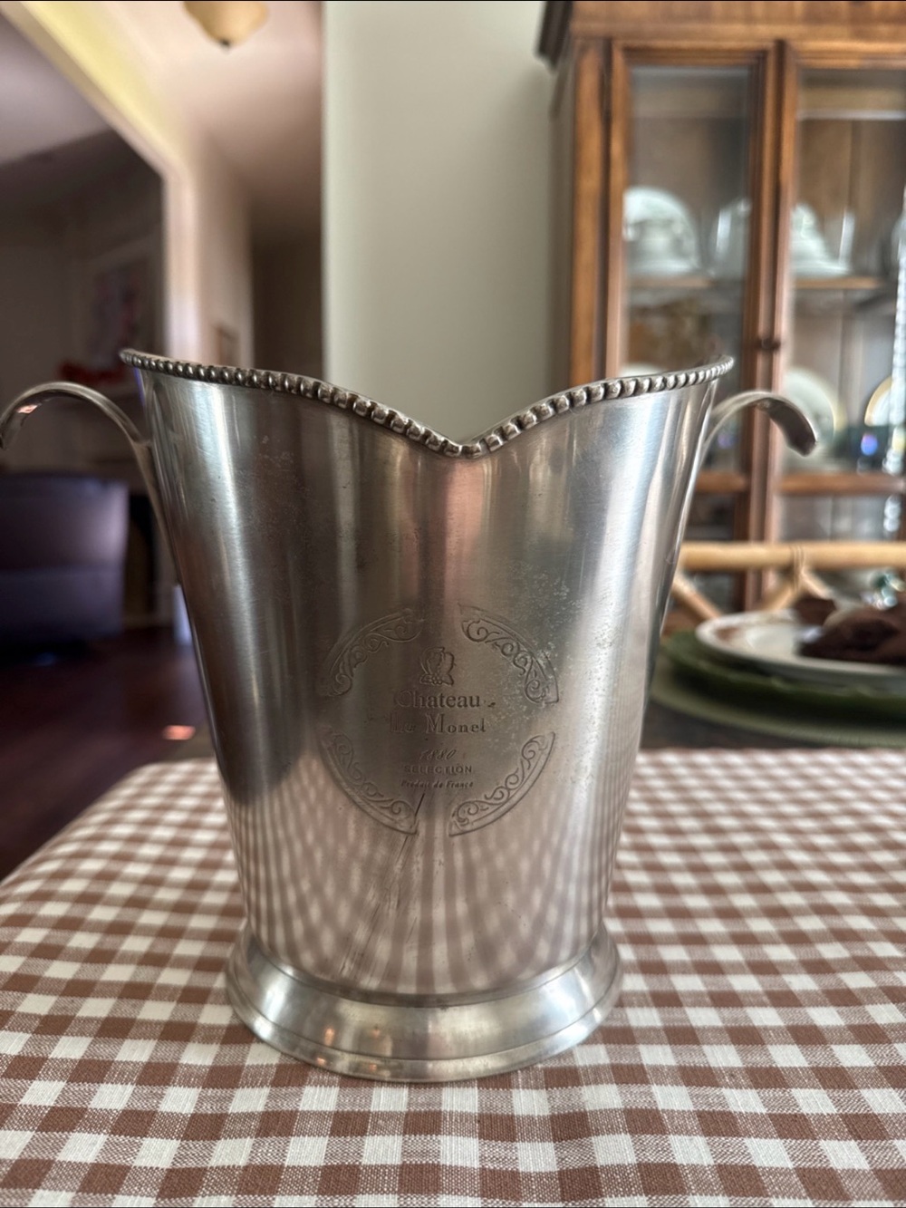 Chateau Silver Pewter Champaign Cooler